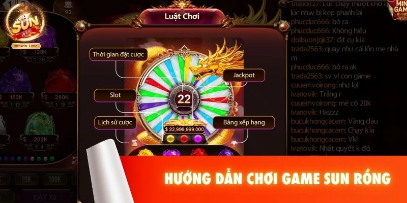 Hướng dẫn chơi game SUN Rồng 